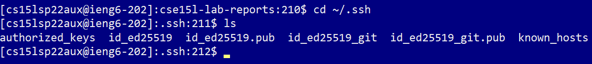 ssh key in ieng6